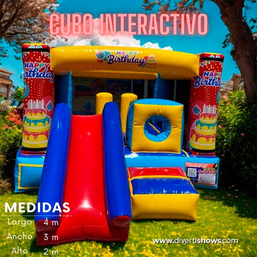 Inflable Cubo Interactivo