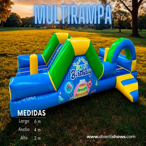 Inflable Multirampa
