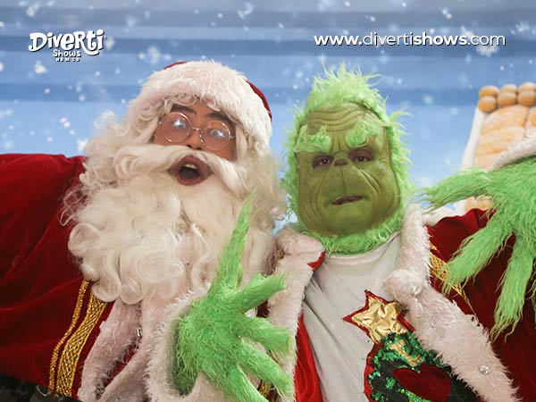 Santa y Grinch